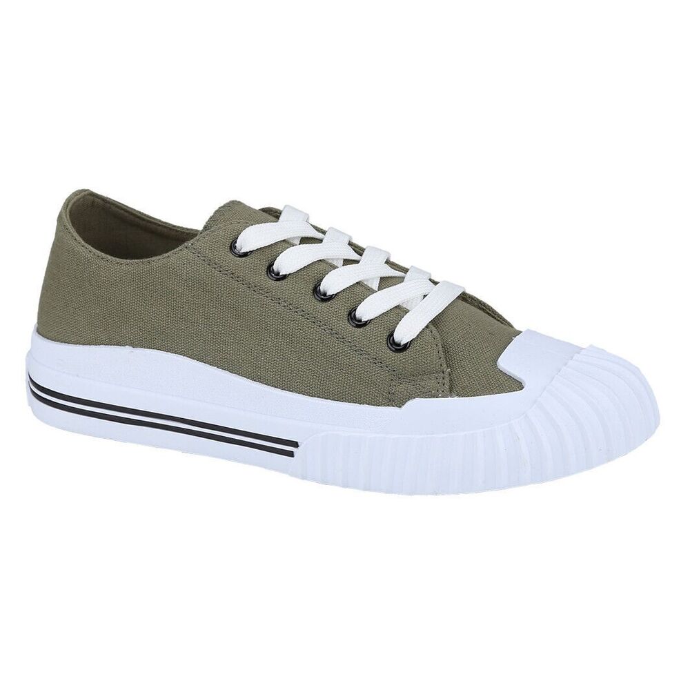 Weeboo Women's Patty-1 Lace-Up Sneakers Avocado Canvas US 7M